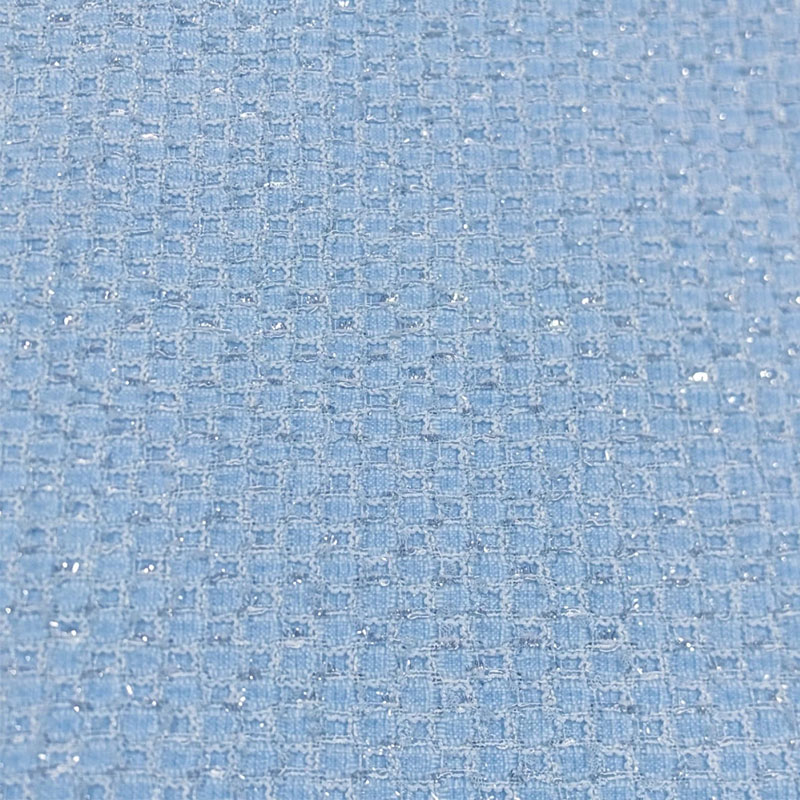 Sewing Tweed Fabric - Твидовая ткань с мелкой клеткой и