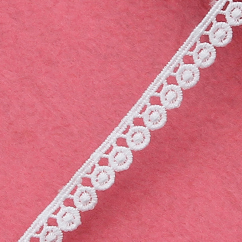 Sewing Eyelet Fabric - 50 ярдов белой кружевной ленты для