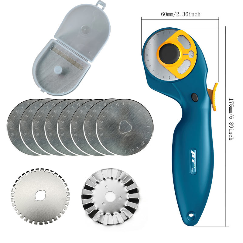 Textile Sewing Kit - Роторный резак для лоскутного шитья, роликовый