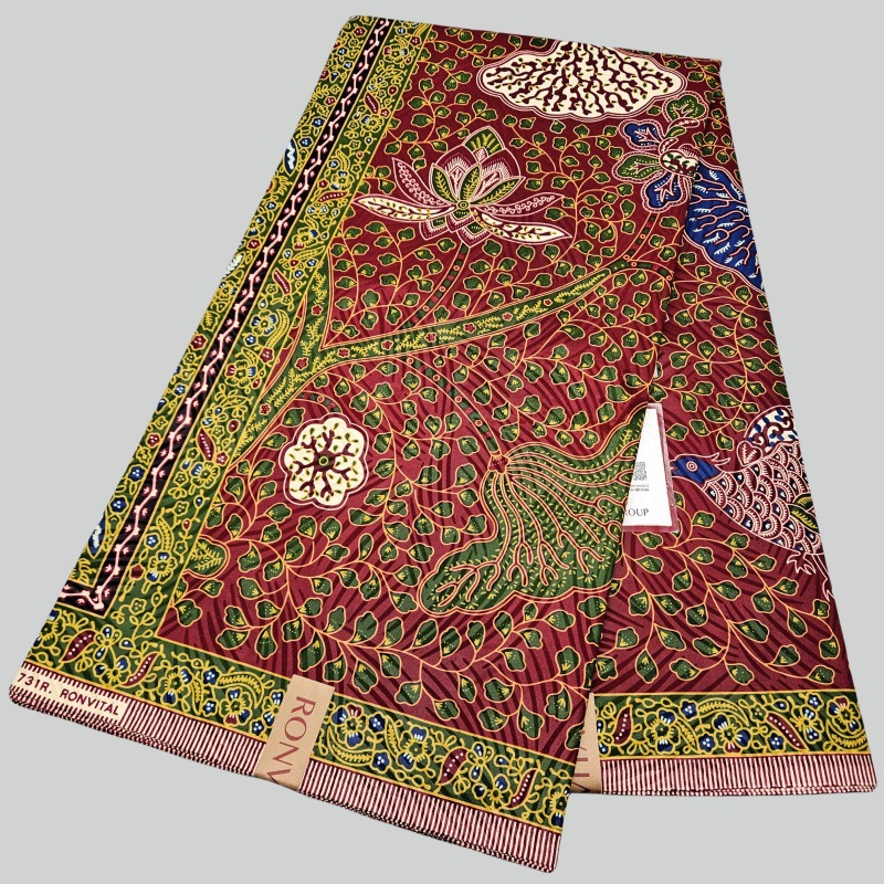 Sewing Batik Fabric - Ткань батик из африканского хлопка с
