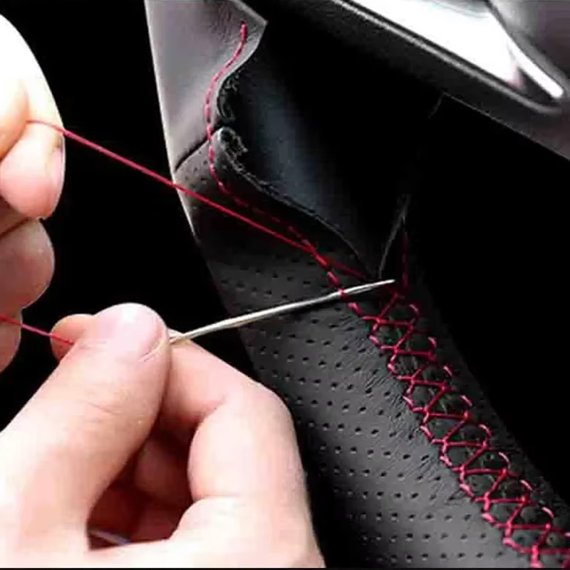 Кожаный чехол для руля ручной  – обзор и цена Sewing Gt