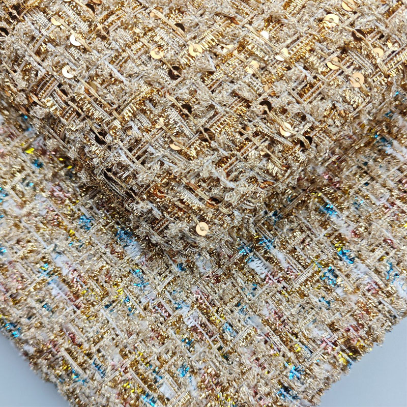 Плетеная твидовая ткань окраше – обзор и цена Sewing Tweed Fabric