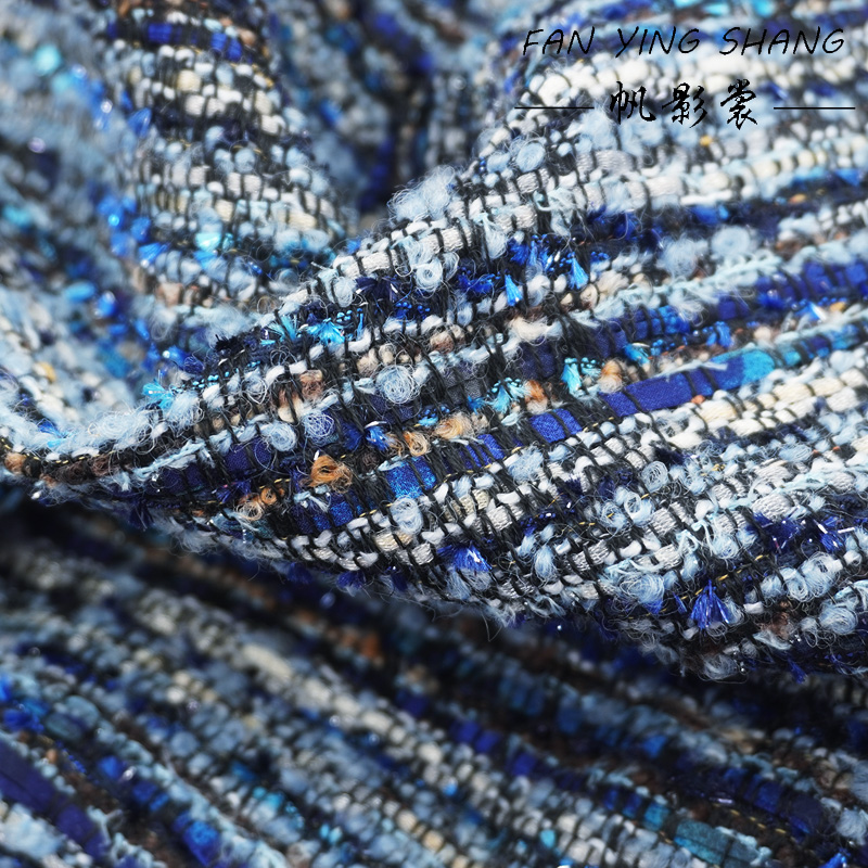 Яркая шифоновая шерстяная твид – обзор и цена Sewing Tweed Fabric