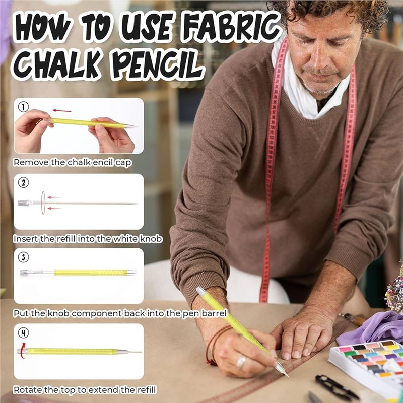 Белые сменные маркеры для ткан – обзор и цена Fabric Marking Pen