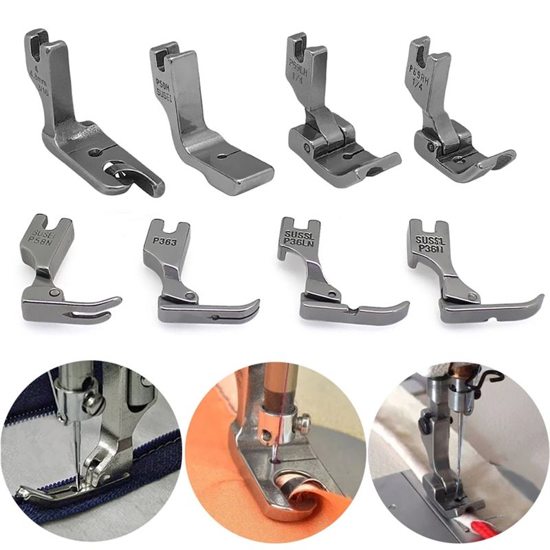 Набор прижимных лапок A84E-31  – обзор и цена Textile Sewing Machines