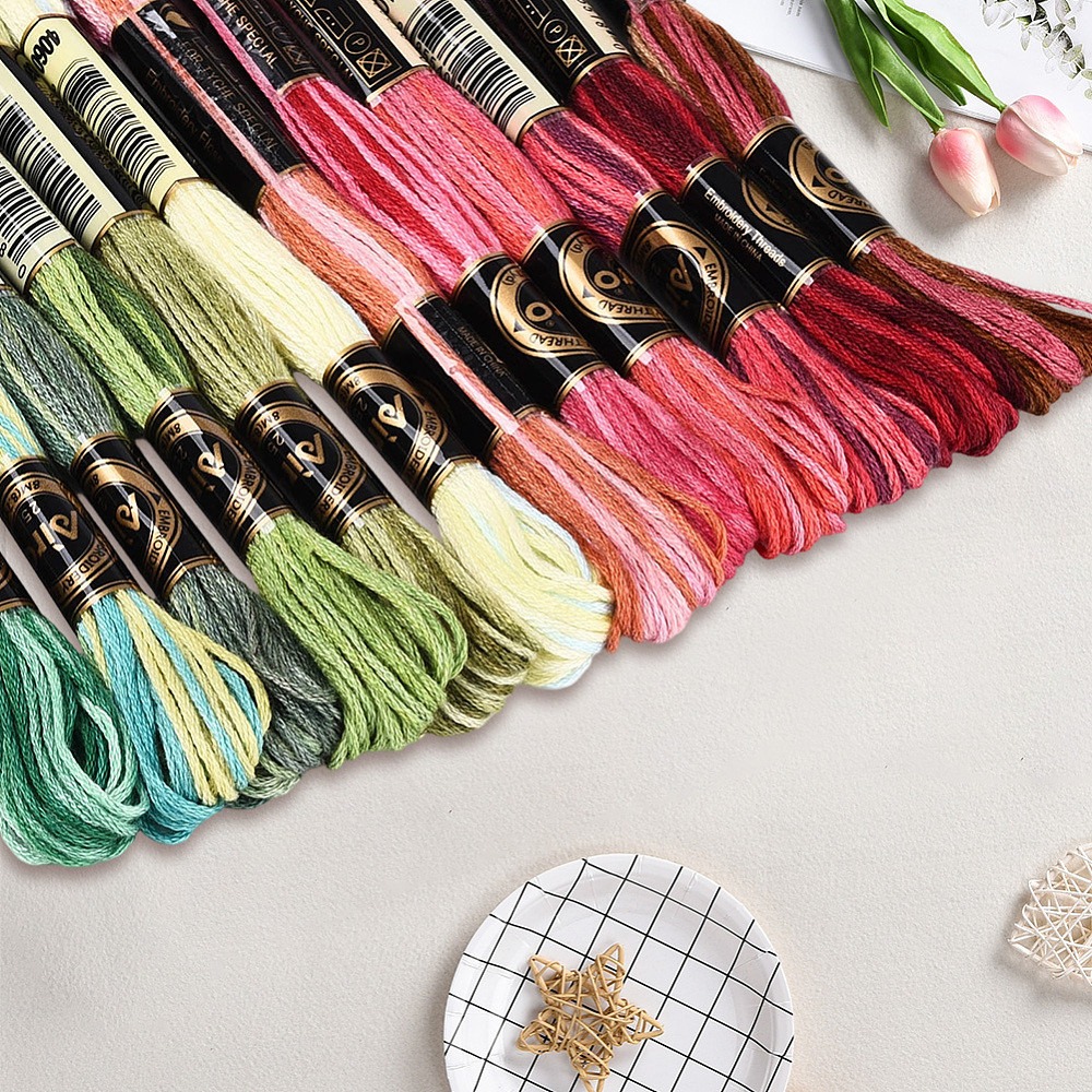 105 ярдов ниток для вышивания, – обзор и цена Embroidery Floss Thread