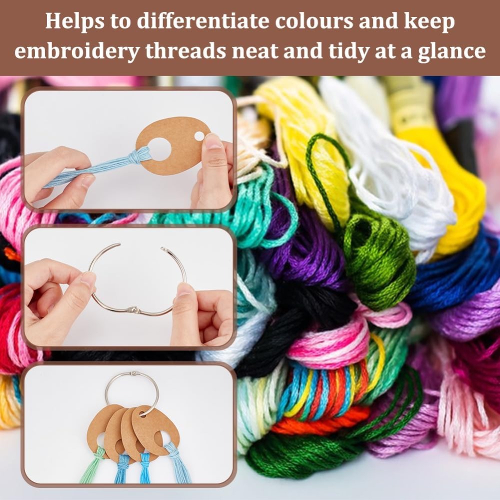 100 шт., каплевидная нить, нит – обзор и цена Embroidery Floss Thread