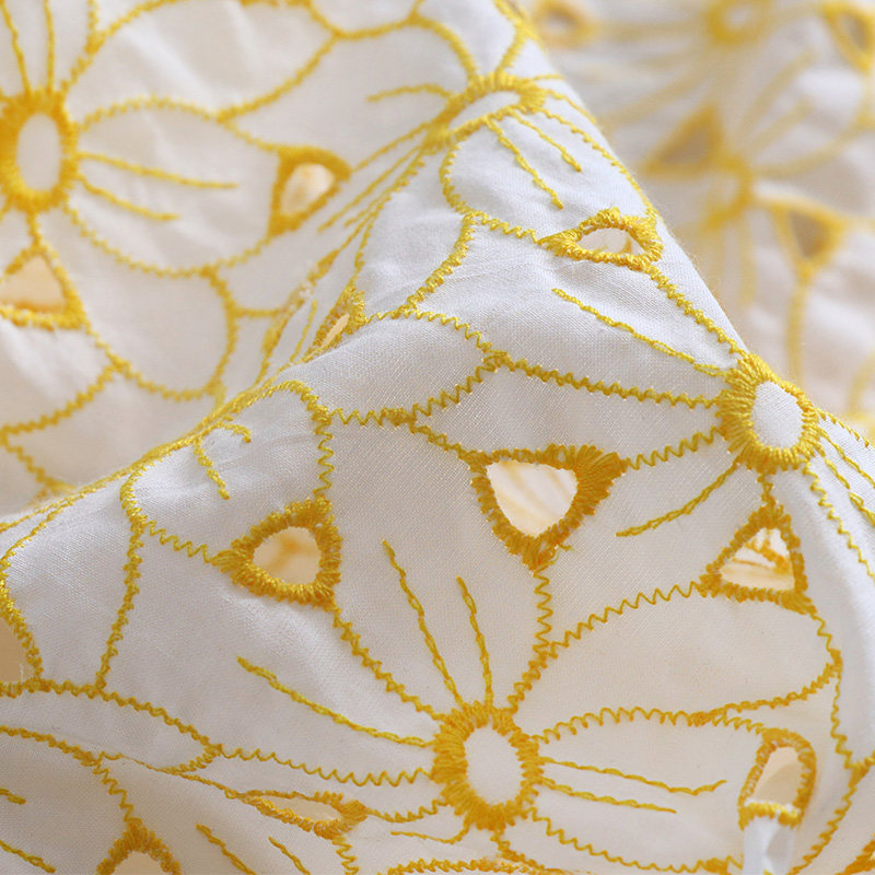 100% хлопковая вышитая кружевн – обзор и цена Sewing Eyelet Fabric